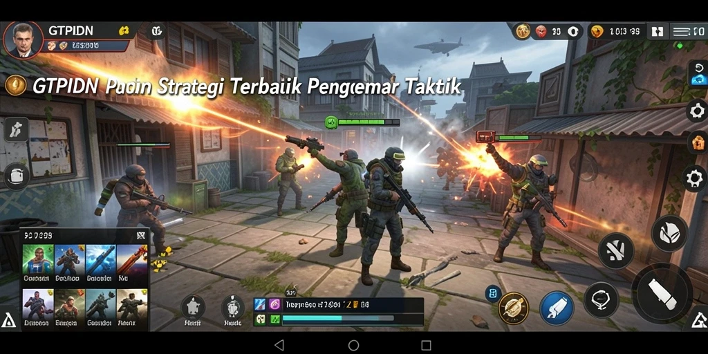 Tampilan gameplay GTPIDN yang mendebarkan dan penuh strategi.