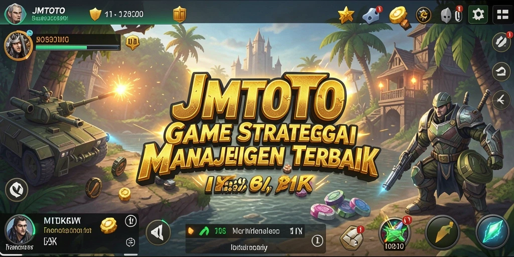 Tampilan menarik dari gameplay JMTOTO yang penuh strategi.
