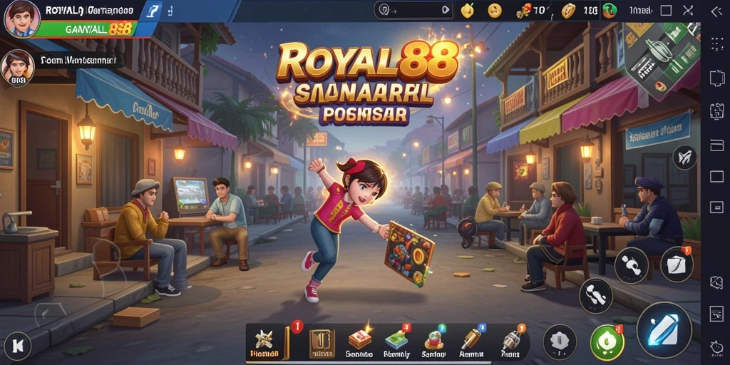Tampilan gameplay ROYAL88 yang seru dan interaktif.