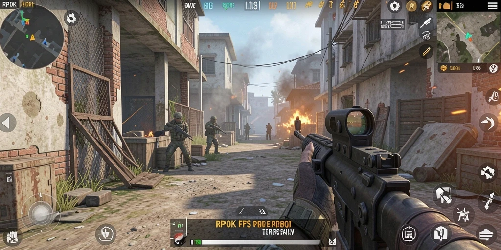 Tampilan gameplay RPOK yang menarik dan penuh aksi.