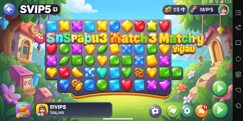 Tampilan gameplay SVIP5 yang penuh warna dan menarik.