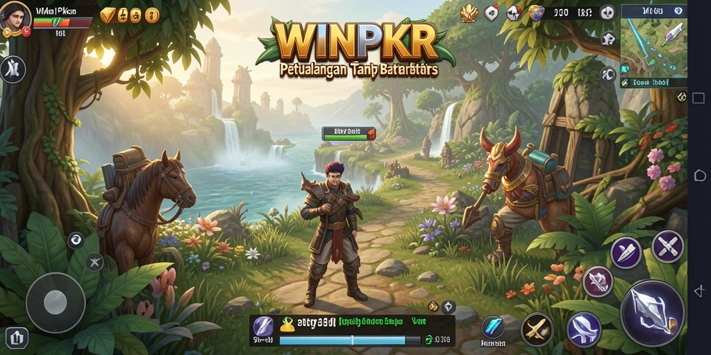 Gameplay Open World yang menarik dalam WINPKR.